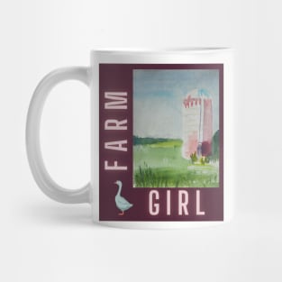 Farm Girl & Silo v4 Mug